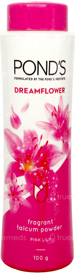 Ponds Dreamflower Pink Lily Fragrant Talcum Powder 100Gm